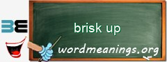 WordMeaning blackboard for brisk up